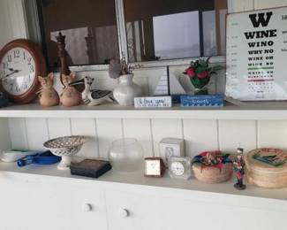 #2239 • 2 Shelves of House Decor and More
