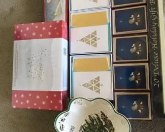 #2078 • Holiday Cards and Bowl
