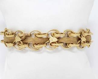#684 • 14k Gold Bracelet, 23.4g
