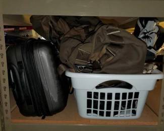 #10526 • Storage Bags and Suitcase
