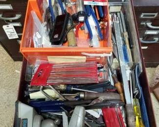 #2304 • 3 Drawers of Tools and Plastic Bags
