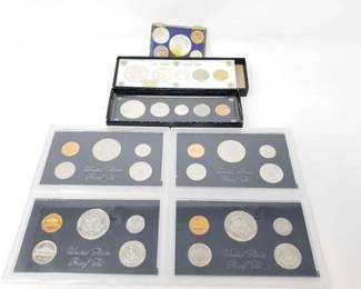 #316 • 4 1971-1972 United States Proof Sets, 1957 Proof Sets, And More
