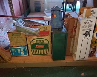 #13552 • Coleman Lantern, Coleman Toaster, Cordless Lamp and More
