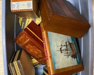 #10529 • Cigar Boxes and Jewelry Boxes
