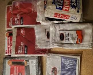 #2084 • 4 Canvas Drop Cloths, Poly Tarp and More
