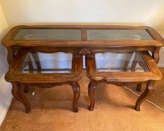 #12620 • Wooden End Tables and Entry Table
