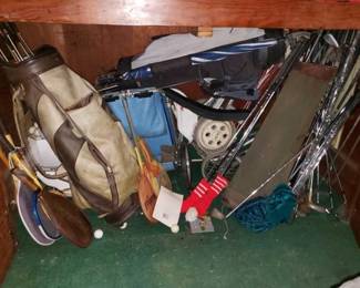 #13538 • Golf Gear And Tennis Rackets
