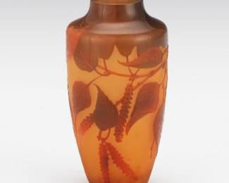 DArgental French Cameo Glass Vase