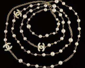 Chanel Pearl Necklace 