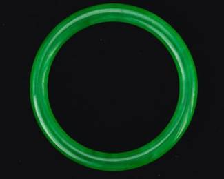 Carved Jadeite Bangle