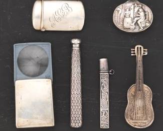 A Collection of Personal Silver Accessories 