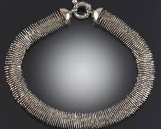 Ladies Gold Mesh Bracelet 