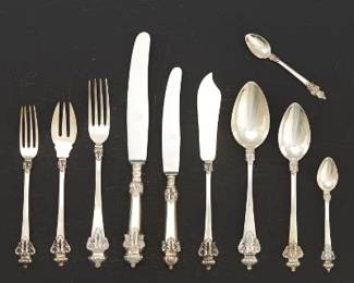 Brazilian Silver Flatware Set