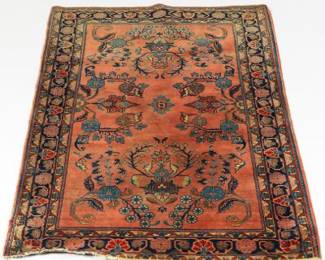 Antique Sarouk Mohajern Carpet, ca. 1900s 
