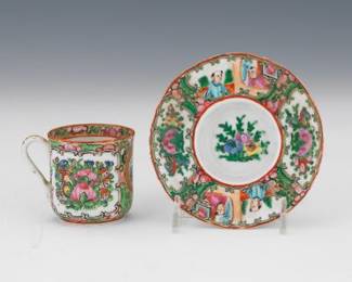 Chinese Porcelain Cup and Saucer