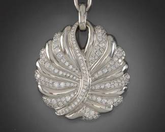 Kat Florence Gold and DFlawless Diamond Necklace 