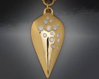 KAT FLORENCE 18k Gold and Diamond Necklace 