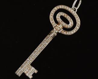 Gold and Diamond Skeleton Key 