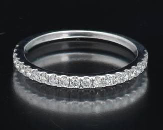 Ladies Gold and Diamond Band 