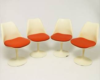 Eero Saarinen for Knoll, Four Tulip Chairs