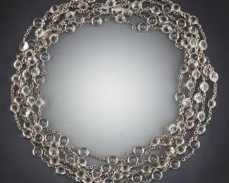 Gold and Crystal Necklace 