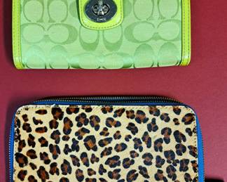 COACH & OTHER PRINTED WALLET