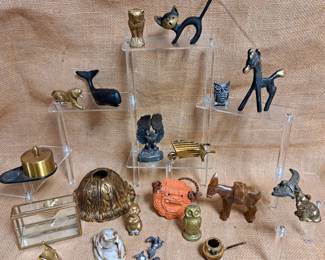 BRASS & METAL FIGURINES