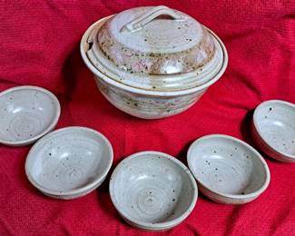 POTTERY TUREEN BOWLS