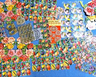 ENGLAND GERMANY LITHO CUTOUTS 