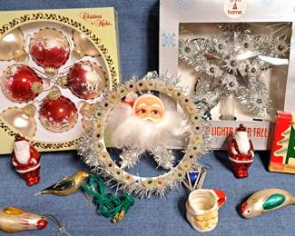 VINTAGE CHRISTMAS TREE TOPPER LOT