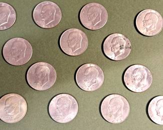 EISENHOWER COINS $1 LOT