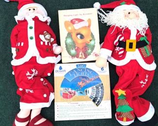 36" TALL SITTING SANTA LOT