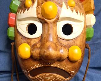 21" TALL VERY COOL ASIAN KOREAN MASK