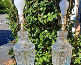 CRYSTAL GLASS LAMPS