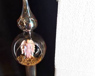 GLASS TREE TOPPER