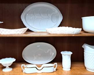 MILK GLASS LOT