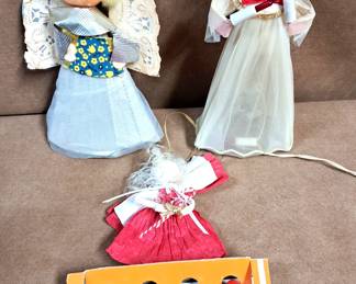 VINTAGE ANGELS CHRISTMAS TREE TOPPERS 