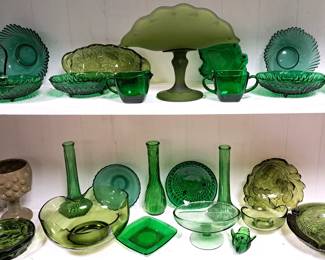 GREEN GLASS LOT