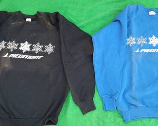 PIEDMONT SWEATSHIRTS LOT VINTAGE CLOTHING