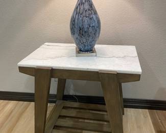 Marble top end table
