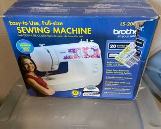 New sewing machine