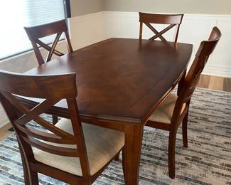 Dining table and chairs