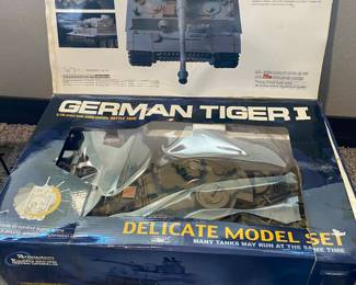 Vintage German Tiger remote control tank