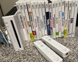 Wii system and games