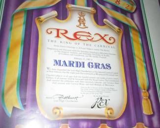 1982 Rex Mardi Gras proclamation