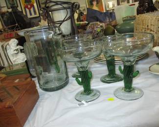Cactus set for Margaritas