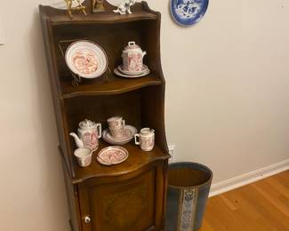 Small Vintage Cabinet, Vintage French Provincial Cabinet 