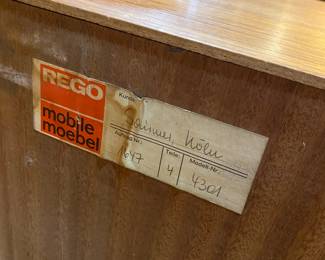 Rego Mobile Moebler Cabinets, Mid Century, Danish, Teak, Rego Mobil Moebler Two Door Cabinets, Moebler Wardrobe Cabinet