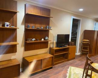 Rego Mobile Moebler Cabinets, Mid Century, Danish, Teak, Rego Mobil Moebler Two Door Cabinets, Moebler Wardrobe Cabinet