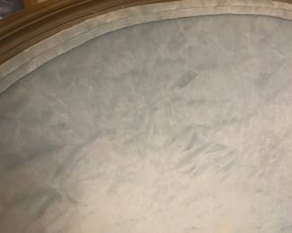 Pair Vintage French Louis XV Provincial Carved Bergere Lounge Armchairs, Wood Frames, Light Blue Velvet Upholstery, Cabriole Legs, Original Label, Century Chair Co. Hickory NC, Mid Century 